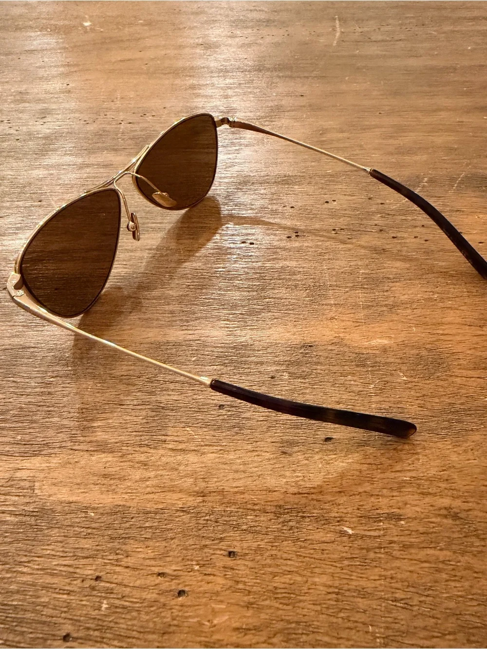 Saint Laurent SL 831 Vesper Sunglasses Brown with Gold Trim Case
